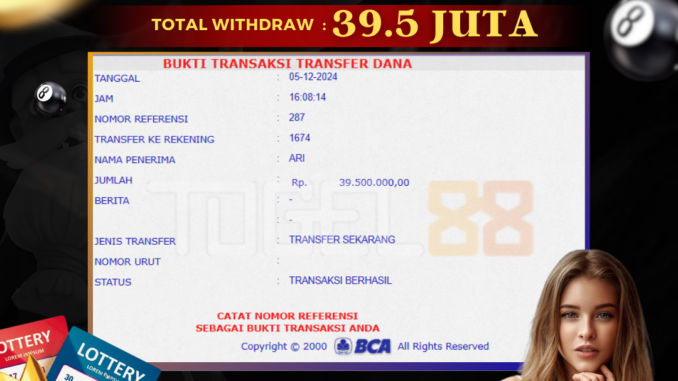TG88 BUKTI JP MALAM